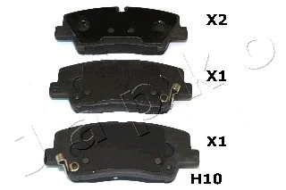 Brake Pad Set, disc brake (51H10)