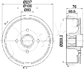 Brake Drum (560700)