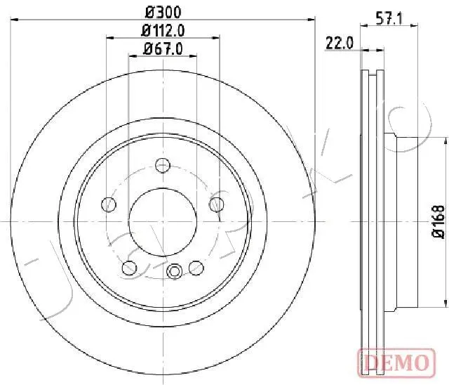 Brake Disc (610510C)