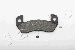 Brake Pad Set, disc brake (51008)