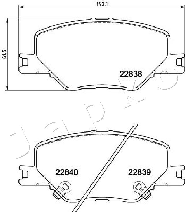 Brake Pad Set, disc brake
