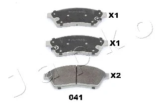 Brake Pad Set, disc brake (50041)