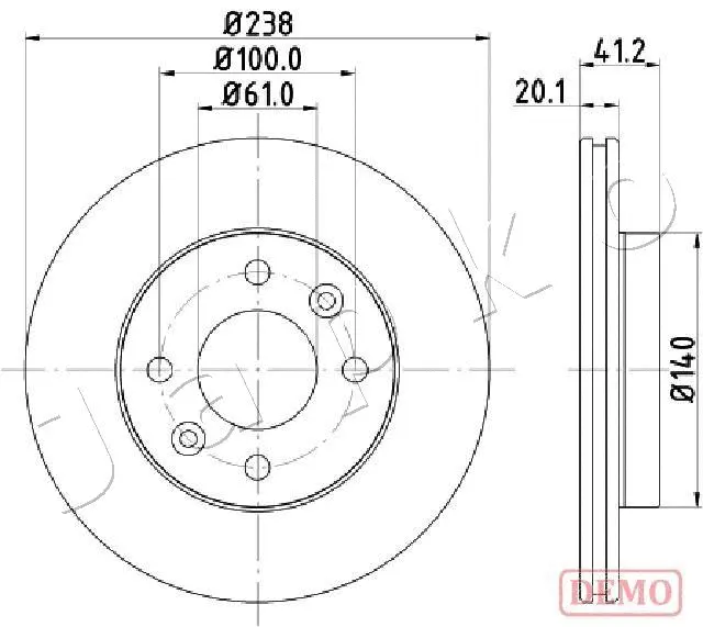 Brake Disc (600708C)