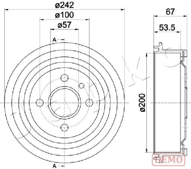 Brake Drum (560402C)