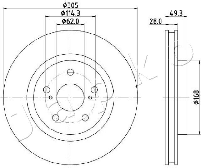 Brake Disc (602055C)