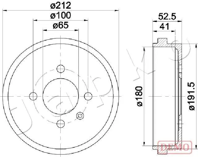 Brake Drum (560912C)