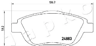 Brake Pad Set, disc brake