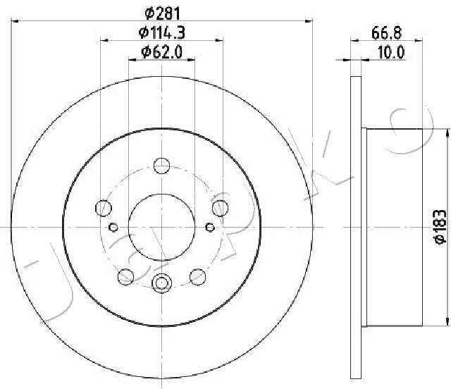 Brake Disc (61256C)