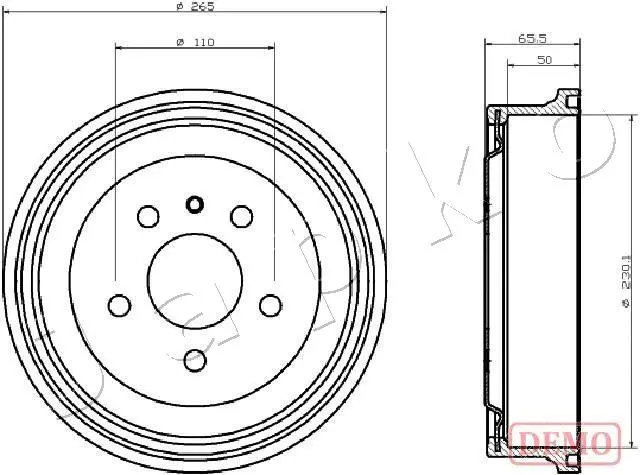 Brake Drum (560413C)