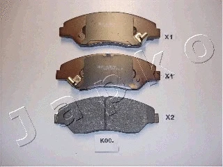 Brake Pad Set, disc brake (50K00)