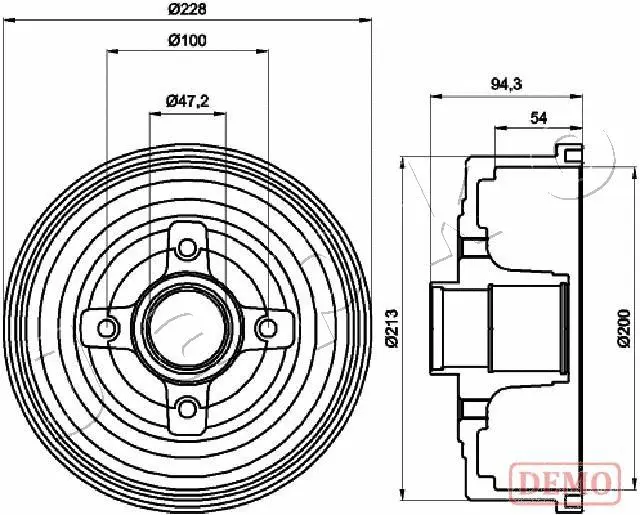 Brake Drum (560412C)