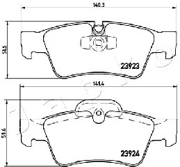 Brake Pad Set, disc brake
