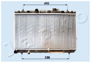 Radiator, engine cooling (RDA283100)
