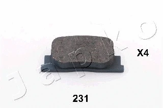 Brake Pad Set, disc brake (51231)