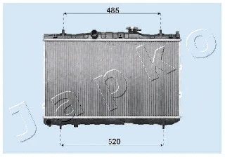 Radiator, engine cooling (RDA333030)
