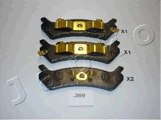 Brake Pad Set, disc brake (51399)