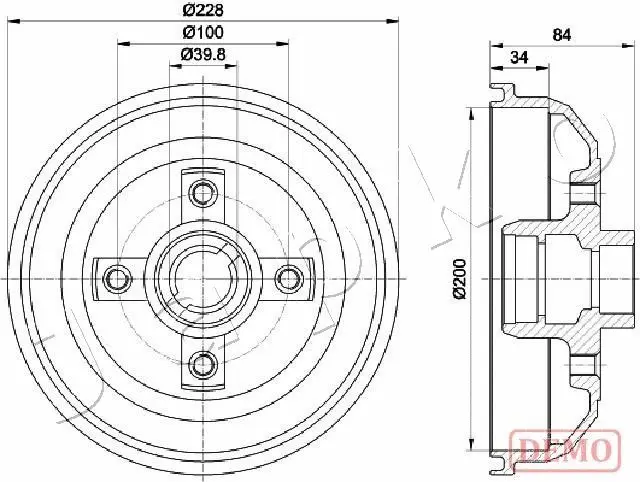Brake Drum (560407C)