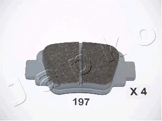 Brake Pad Set, disc brake (51197)
