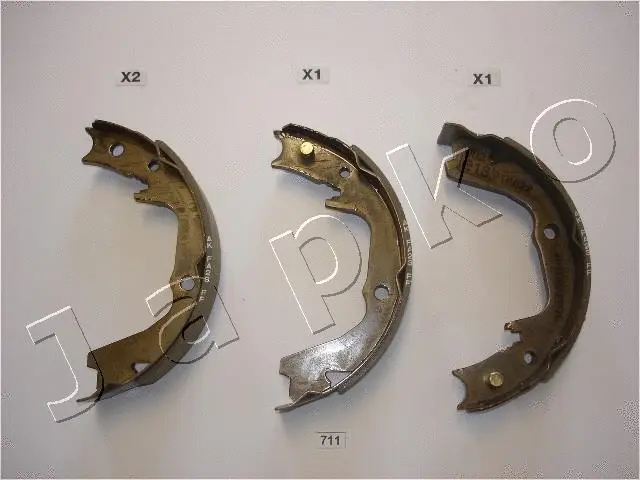 Brake Shoe Set, parking brake (55711)