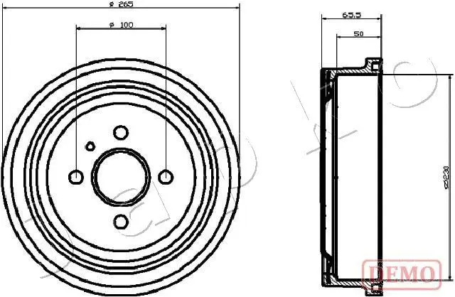 Brake Drum (560404C)