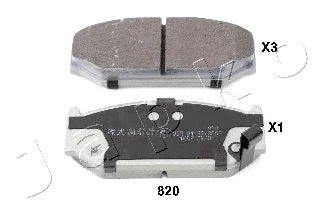 Brake Pad Set, disc brake (50820)