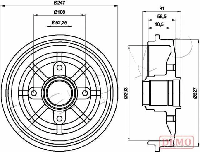 Brake Drum (560609C)