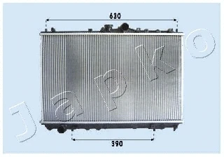 Radiator, engine cooling (RDA163027)