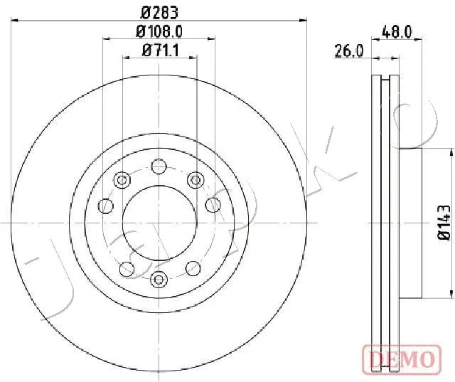 Brake Disc (600633C)