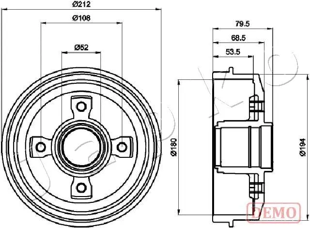 Brake Drum (560612C)