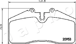 Brake Pad Set, disc brake