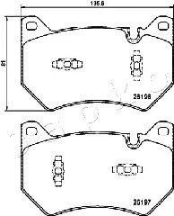 Brake Pad Set, disc brake (500963)