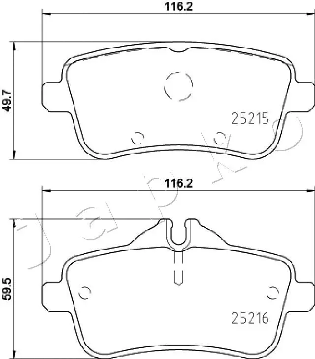 Brake Pad Set, disc brake (510516)