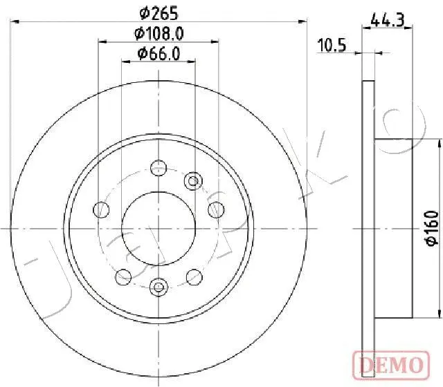 Brake Disc (610707C)