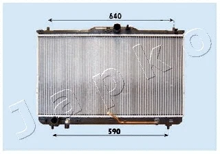 Radiator, engine cooling (RDA283092)