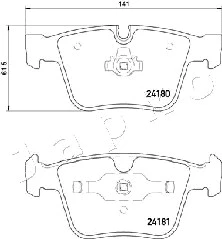 Brake Pad Set, disc brake