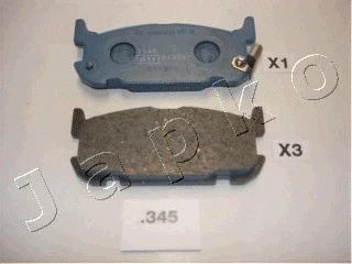 Brake Pad Set, disc brake (51345)
