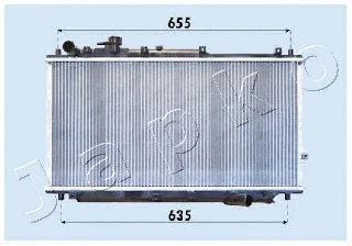 Radiator, engine cooling (RDA333019)
