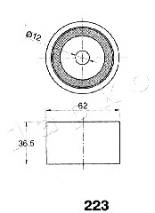 Tensioner, timing belt