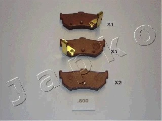 Brake Pad Set, disc brake (51800)