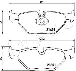 Brake Pad Set, disc brake