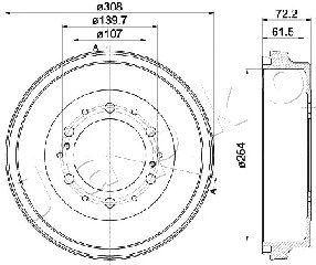 Brake Drum (56225)