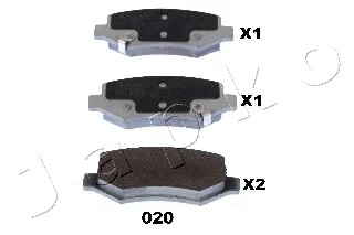 Brake Pad Set, disc brake (51020)