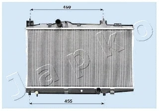 Radiator, engine cooling (RDA153009)