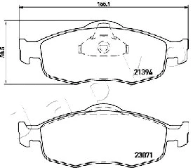 Brake Pad Set, disc brake