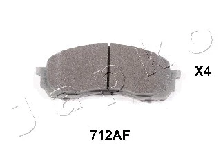 Brake Pad Set, disc brake (50712)