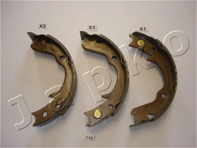 Brake Shoe Set, parking brake (55710)