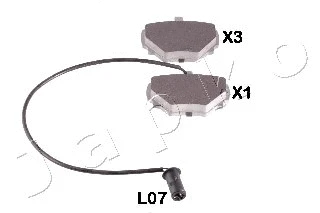 Brake Pad Set, disc brake (51L07)