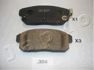 Brake Pad Set, disc brake (51304)