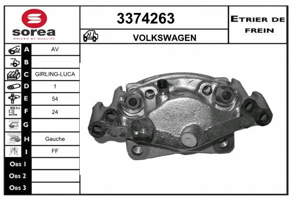 Brake Caliper (3374263)