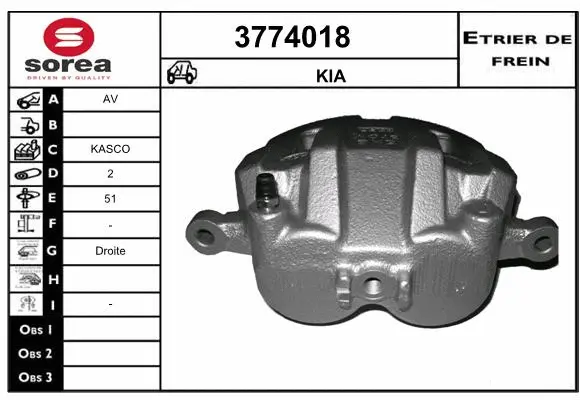 Brake Caliper (3774018)